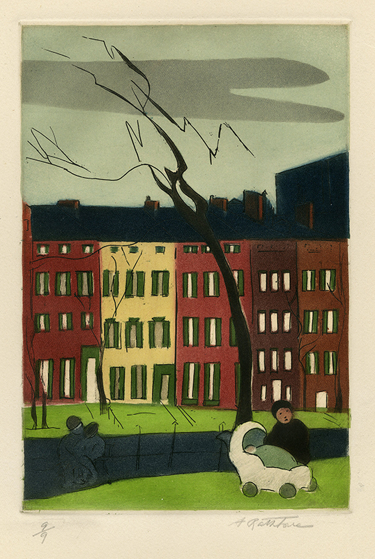 Washington Square, NY by Augusta Payne Rathbone