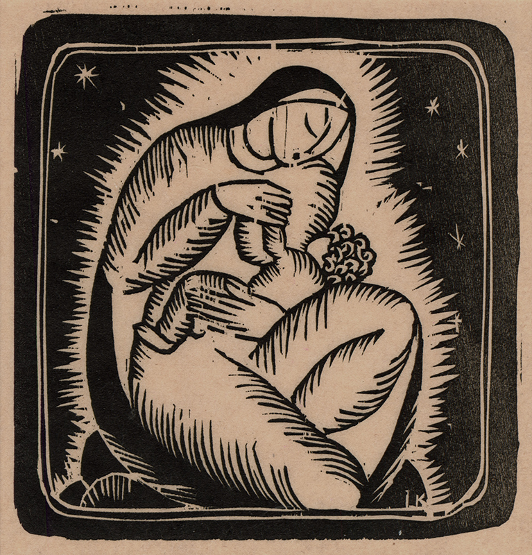 Holy Mother and Child by Ilonka Karasz