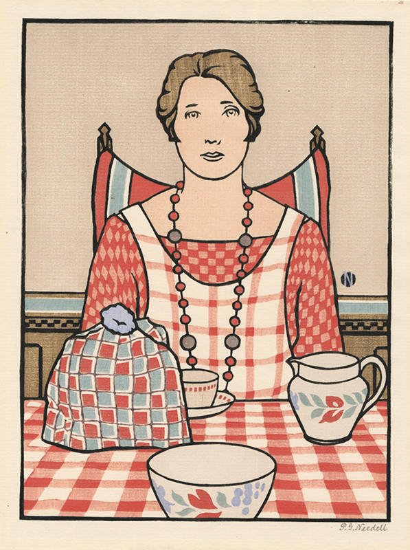 Lady at Tea by Philip Gregory Needell