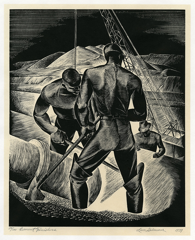 Cement Finishers by Leon Gilmour