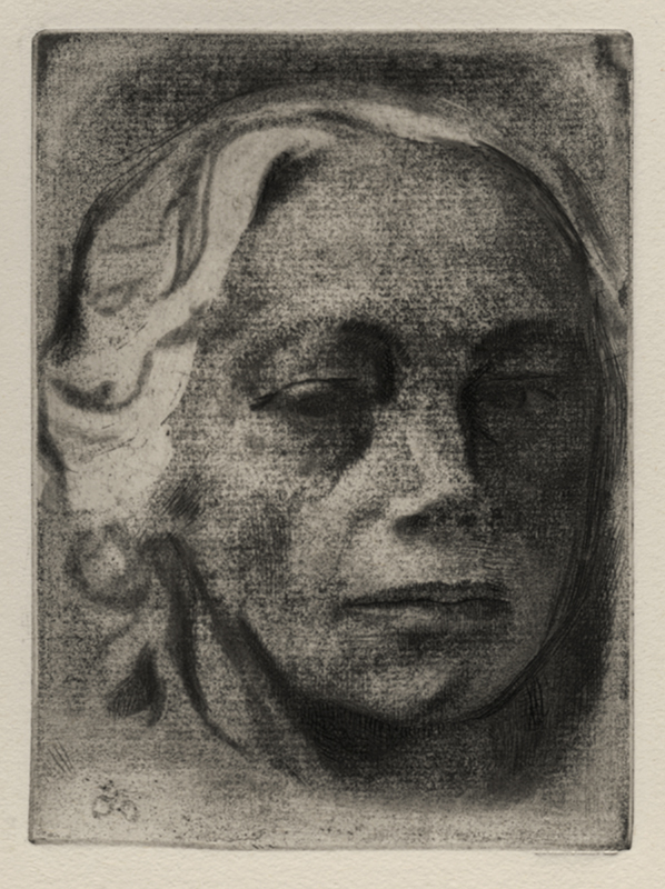 Selbstbildnis (self-portrait) by Kathe Kollwitz