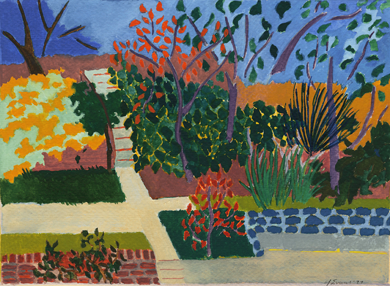 Untitled (garden) by Elizabeth Fay Evans