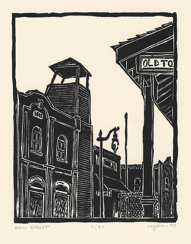 Main Street by Royden Card | Annex Galleries Fine Prints