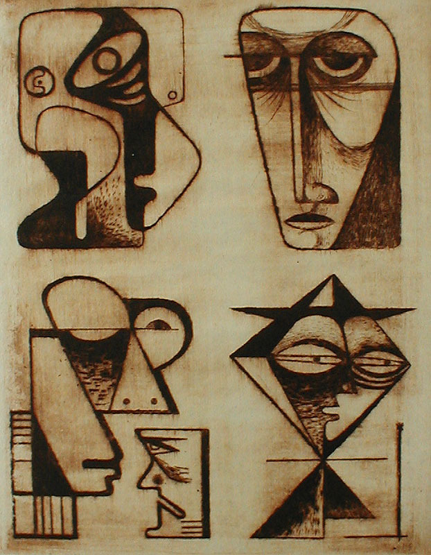 Five Heads by Robert Pearson McChesney