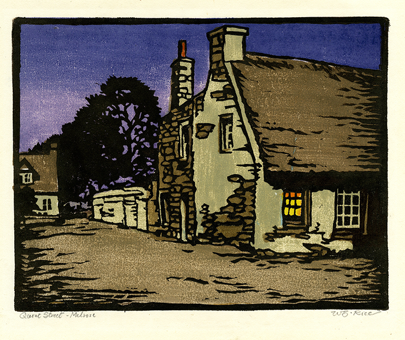 Quiet Street-Melrose by William Seltzer Rice