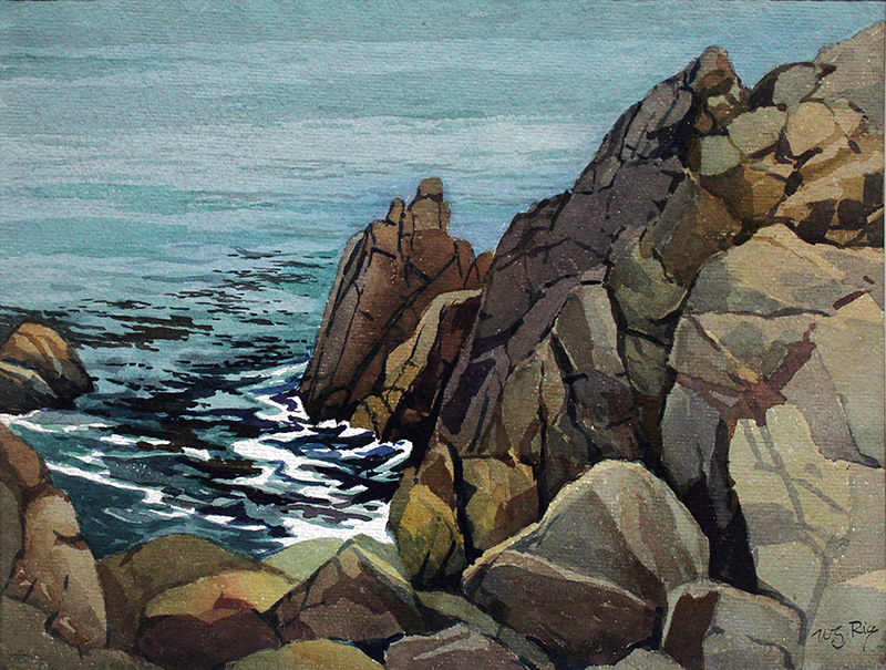 Lovers Point, Pacific Grove by William Seltzer Rice