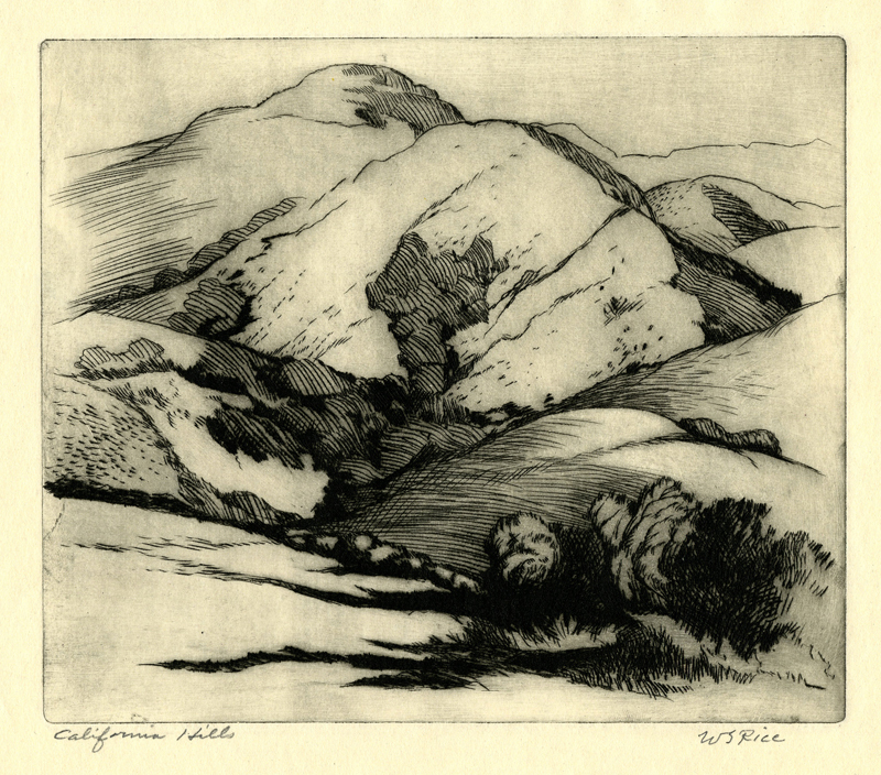 California Hills by William Seltzer Rice