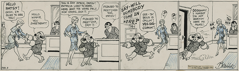 Winnie Winkle the Breadwinner (original comic strip) by Martin Branner