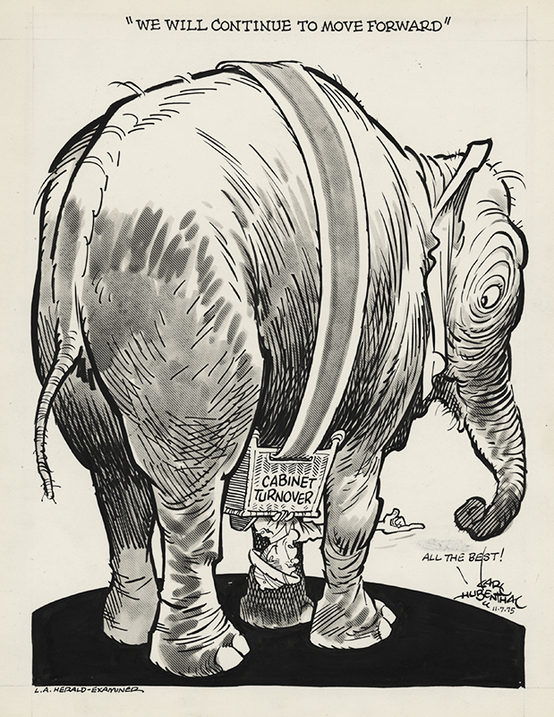 We will continue to move forward (original editorial cartoon) by Karl Hubenthal