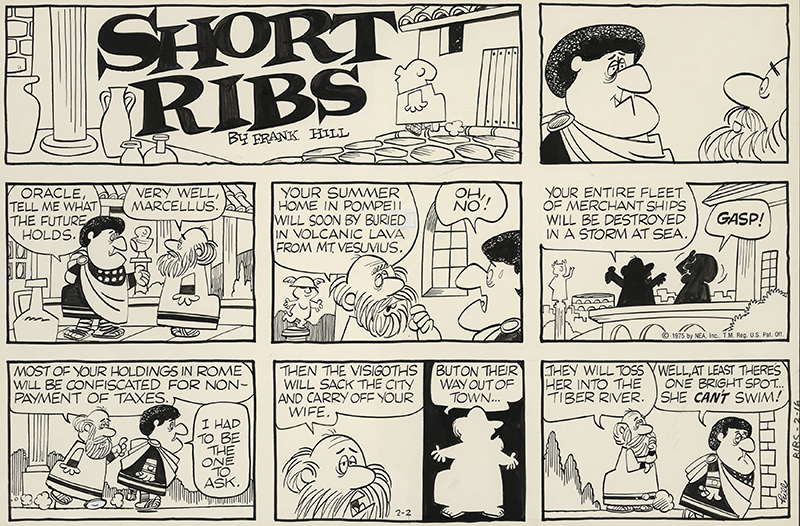 Short Ribs (original comic strip) by Frank Hill