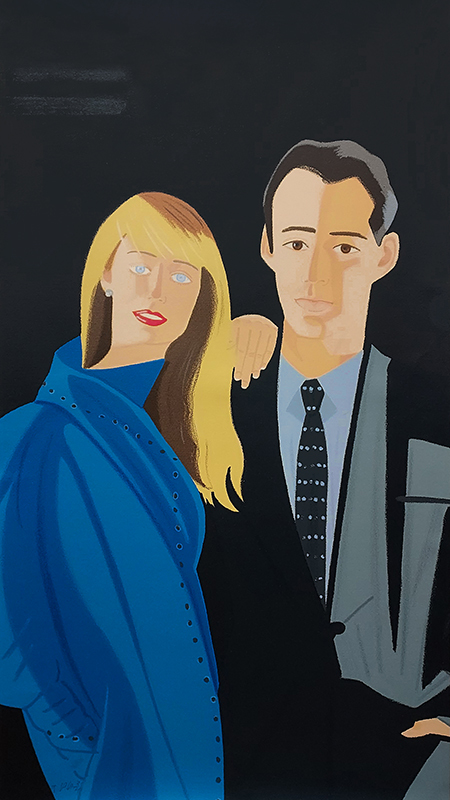 David Salle and Janet Leonard (From the portfolio Pas de Deux ) by Alex Katz