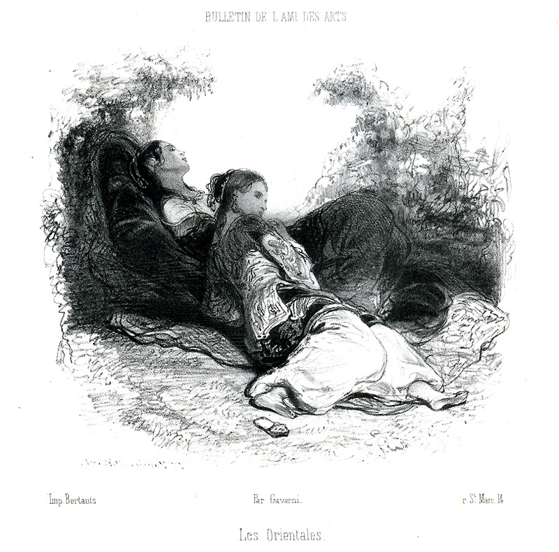 Les Orientales a.k.a. Fleurs d Orient by Paul Gavarni