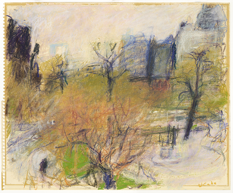 Untitled (abstract landscape) by Wolf Kahn