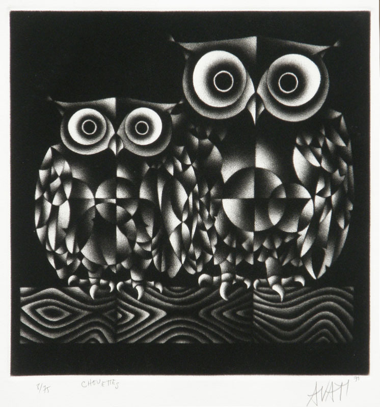 Chouettes, from Noahs Ark by Mario Avati