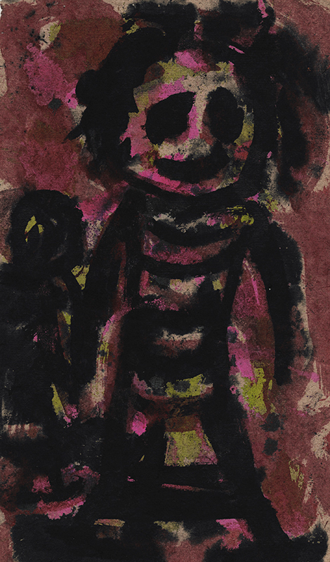 Untitled (two figures walking) by Unidentified