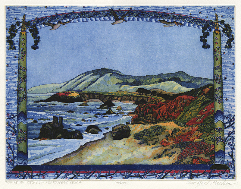 Northern View from Portuguese Beach by Gail Ann Packer