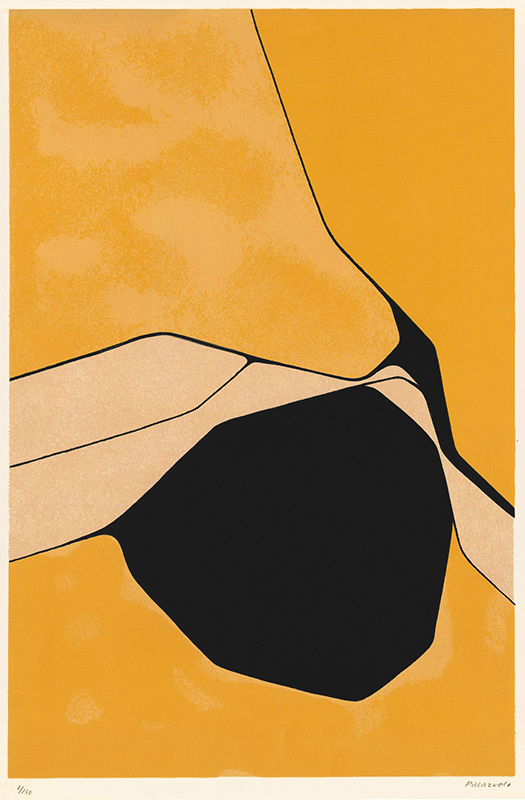 Composition in Yellow and Black by Pablo Palazuelo