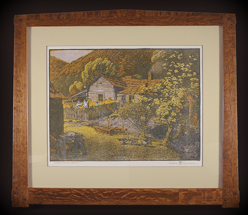 Wash Barnes Cabin by Gustave Baumann