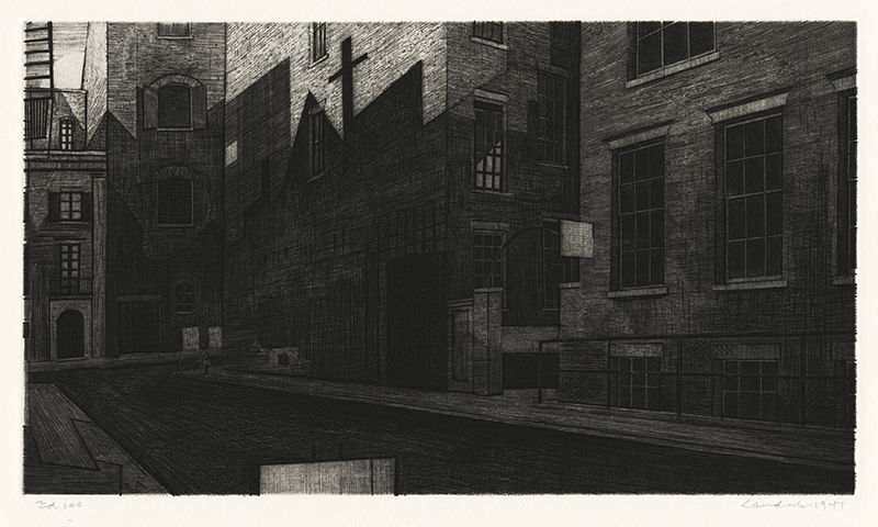 Shadowed Street by Armin Landeck