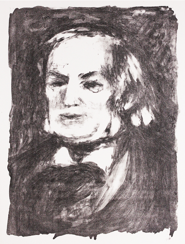 Portrait of Richard Wagner by Pierre Auguste Renoir