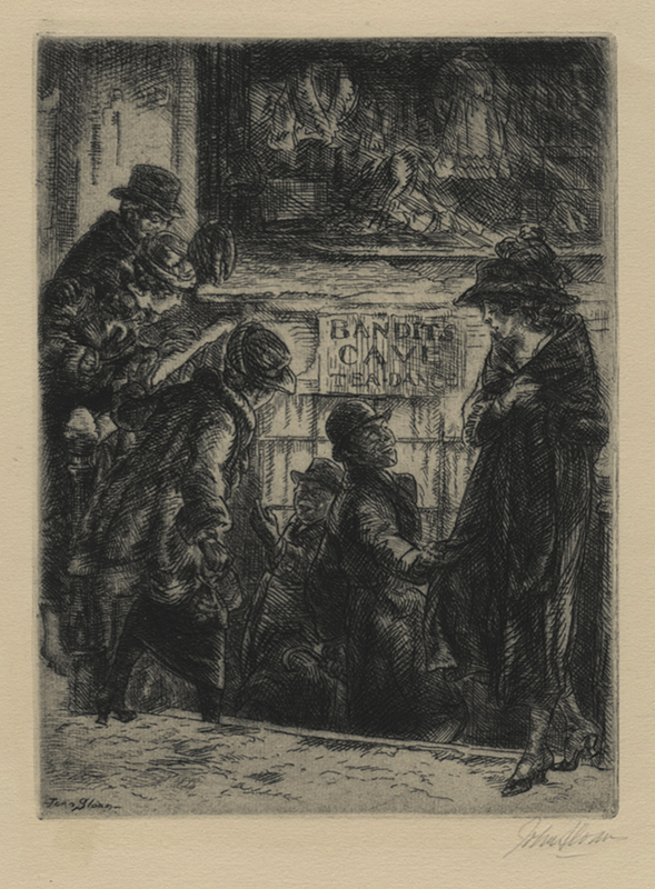 Bandits Cave by John French Sloan