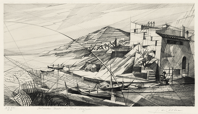 Salvador Dali a Port Lligat by Germaine Marguerite de Coster