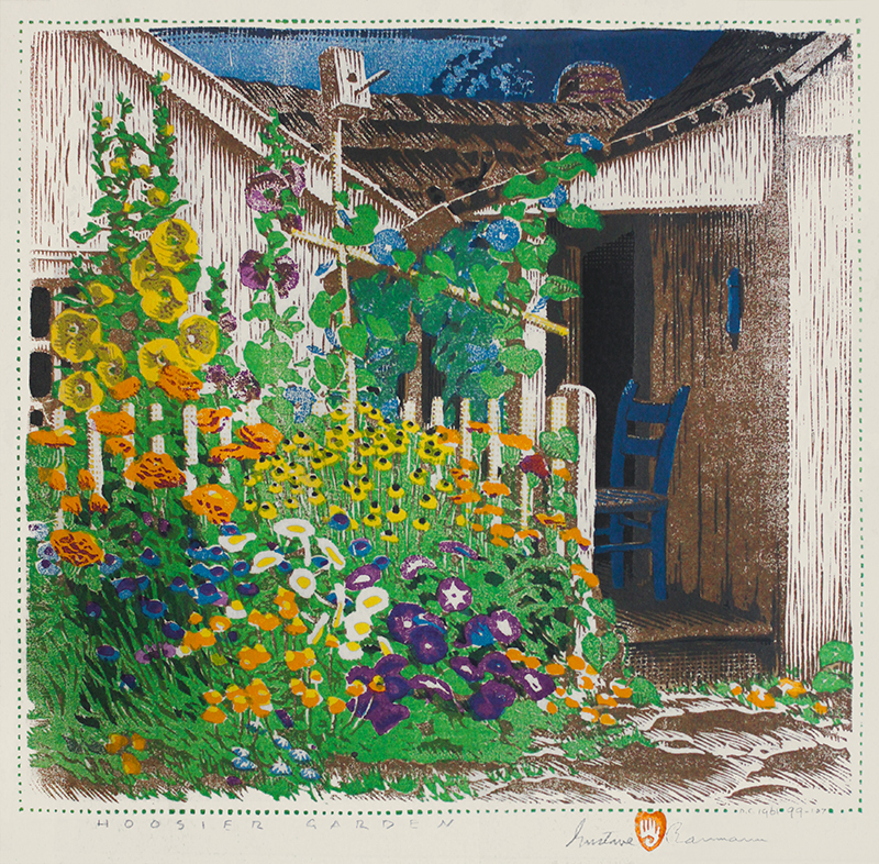 Hoosier Garden by Gustave Baumann