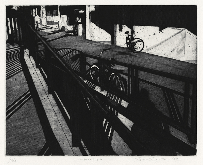 Platform & Bicycle by Toru Sugita