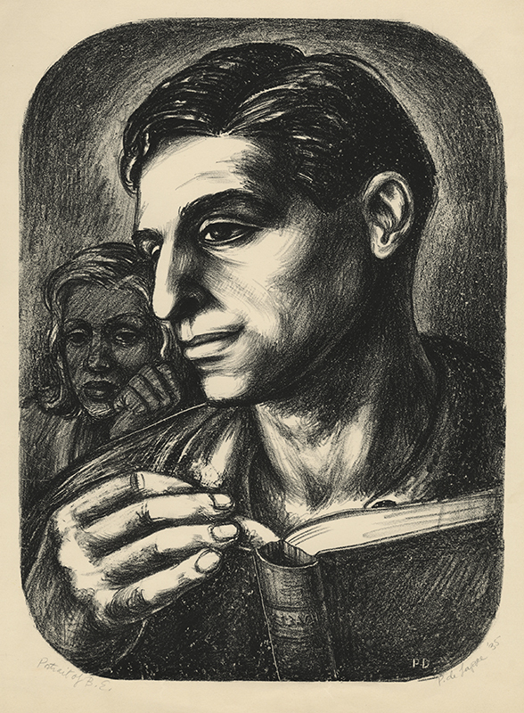 Portrait of B.E. [Bert Edises] by Pele de Lappe