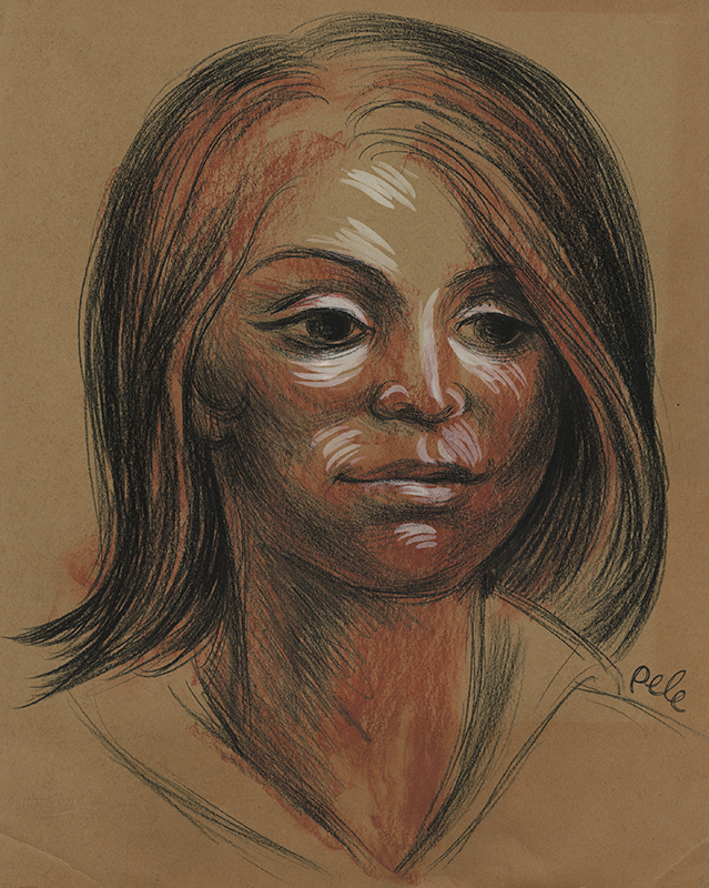 (Portrait of a woman) by Pele de Lappe