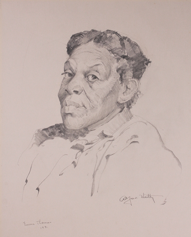 Emma Thomas by Alfred Heber Hutty