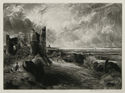 Hadleigh Castle after a painting by John Constable by Alfred J. Skrimshire