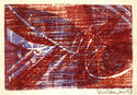 Greeting Card For New Year 1958 by Stanley William Hayter