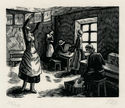 LEtendoir (The Drying Room - Paper Making); from Les Moulins a Papier by Henry Bischoff