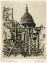 St. Pauls, London, 1945 by Arthur James Dudley
