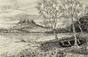 Ben Slioch, Loch Maree by Arthur James Dudley