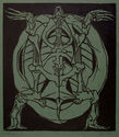 (In collaboration with Rico Lebrun)  Underside of Tortoise (from: The Encantadas, by Herman Melville) by Leonard Baskin