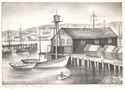 East Gloucester Wharf by Vera Andrus