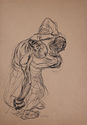 Untitled (man carrying a wounded man) by Francis De Erdely