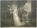 Shakespeare Gallery folio,  Cymbeline, Act I, Scene II.  As engraved by Thomas Burke, after the painting by W. Hamilton by J. & J. Boydell Publishers