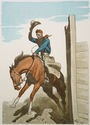 Bronco rider (after Maynard Dixon) by Maynard Dixon