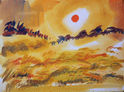 Untitled (Sun and field) by Lewis Suzuki