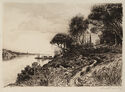 Untitled (river and path) by Thomas R. Manley