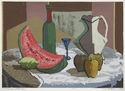 Watermelon Still Life by John Ledden