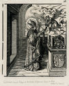 Saint Hubert, Last Bishop of Maastricht, and First Bishop of Liege (after Burgmaier) by Hans Burgkmaier