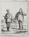 Actualites: Vous êtes garde-champêtre, ça mest ègal, puisque je suis en règel... by Honore Daumier