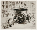 Untitled (flower stand, Post St., San Franscisco) by Arthur W. Palmer