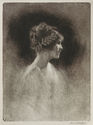Untitled (portrait of a woman) by Dwight Case Sturges