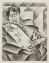 Portrait of Picasso (after Gris) by Juan Gris