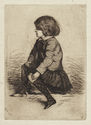 Seymour Seated (A Little Boy) by James Abbott McNeill Whistler